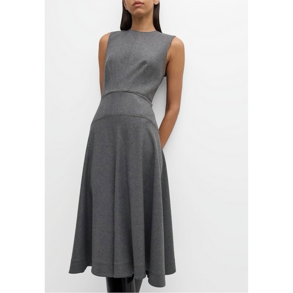 NWT Veronica Beard Midi Sleeveless A-Line Karrigan Dress - Picture 1 of 6